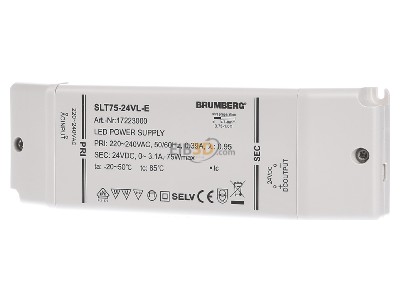 Frontansicht Brumberg 17223000 LED-Netzgert 24V DC 