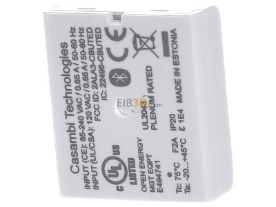 Back view Ropag CO-CBUTED-01 Light control unit for home automation 
