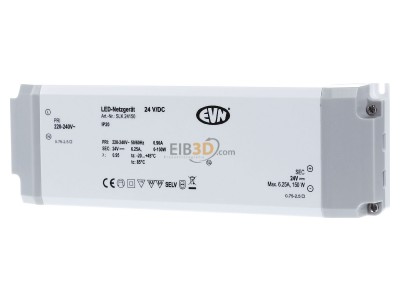 Frontansicht EVN SLK24150 LED-Netzgert 24VDC 0,1-150W,IP20 