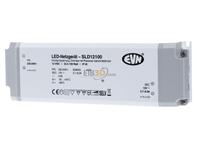Frontansicht EVN SLD12100 LED-Netzgert 12VDC 32,4-100W IP20 