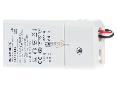 Frontansicht Brumberg 17643000 LED-Konverter 350mA 18W Phasendim 