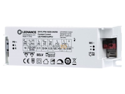Frontansicht LEDVANCE DRPCPFM18/220240/350 LED-Treiber 350 mA, 18 W, IP20 