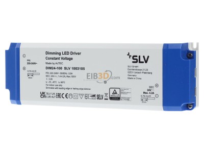 Frontansicht SLV 1003105 LED-Netzteil 100W 24V Triac dimmbar 