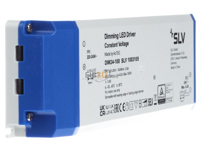 Ansicht links SLV 1003105 LED-Netzteil 100W 24V Triac dimmbar 