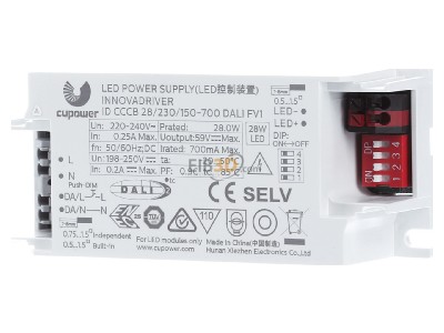 Frontansicht Houben CUPOID CCCB 28 LED-Treiber 150-700mA