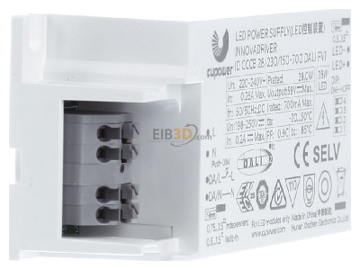 Ansicht links Houben CUPOID CCCB 28 LED-Treiber 150-700mA