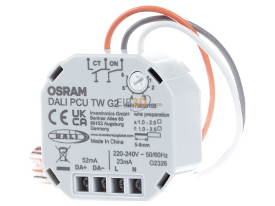 Frontansicht Osram DALI PCU TW G2 DALI-Betriebsgert