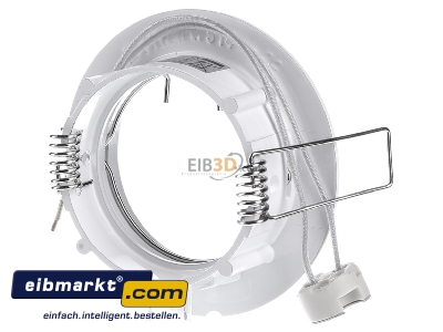 Back view EVN Lichttechnik 514 001 ws Downlight 1x50W LV halogen lamp 
