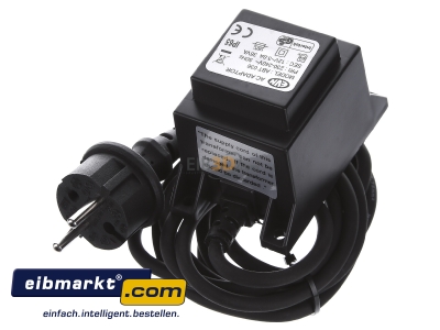 Top rear view EVN Lichttechnik ABT036 Transformer LV lamp 36W 230V/11,5V
