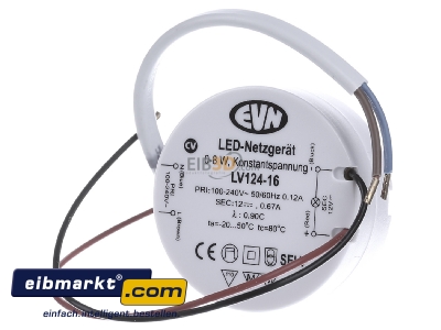 Front view EVN Elektro LV 124-16 LED driver
