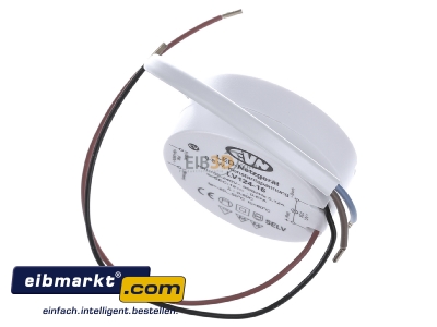 Ansicht oben vorne EVN Elektro LV 124-16 LED-Netzgert 12V rund 
