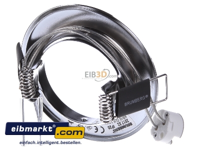 Ansicht hinten Brumberg Leuchten 2017.02 Einbauleuchte starr 50W chr 