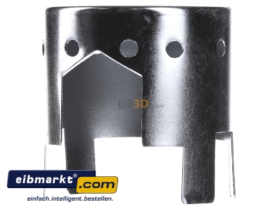 Frontansicht EVN Lichttechnik EBT 051 Einbautopf H 70mm. Stahl 