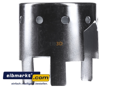 Ansicht links EVN Lichttechnik EBT 051 Einbautopf H 70mm. Stahl 