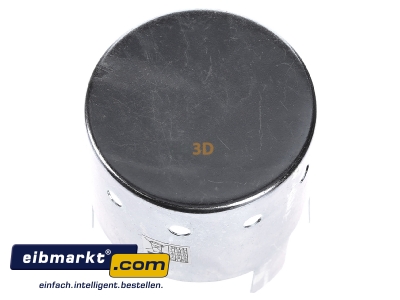 Ansicht oben hinten EVN Lichttechnik EBT 051 Einbautopf H 70mm. Stahl 