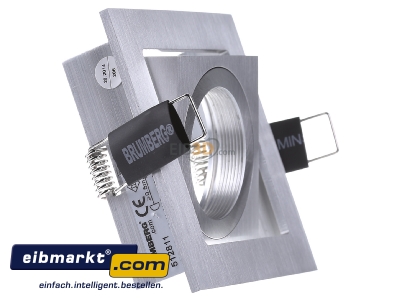Ansicht links Brumberg Leuchten 512811 Einbaustrahler 50W alu-mt 