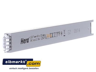 Ansicht rechts Hera 20202390102 LED Power-Stick 12 LED 4W ww 200mm 