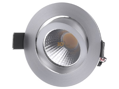 Frontansicht Brumberg 12261253 LED-Deckenspot aluminium-matt 7W, 