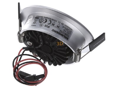 Ansicht oben hinten Brumberg 12261253 LED-Deckenspot aluminium-matt 7W, 