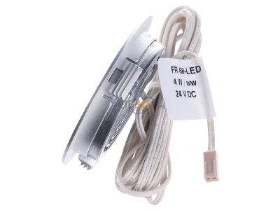Ansicht oben rechts Hera FR 68-LED 4W ww chmt LED-Einbauleuchte chrom-matt 