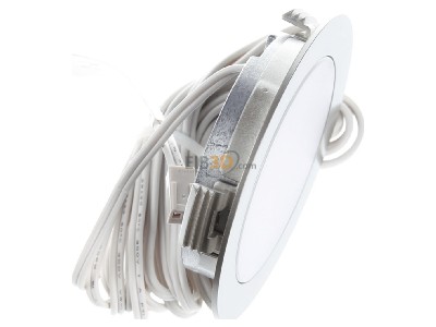 Ansicht oben links Hera FR 68-LED 4W ww eds LED-Einbauleuchte edelstahloptik 