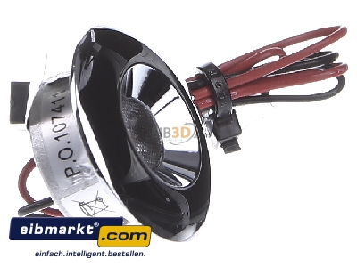 Ansicht links Brumberg Leuchten 12071023 LED-Lichtpunkt mt-alu/chr 1W 3000K IP44 