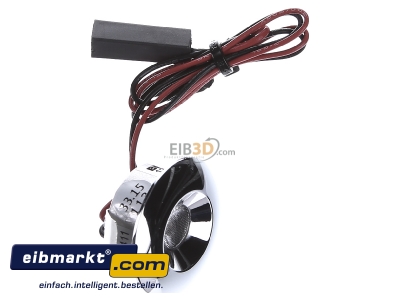 Ansicht oben links Brumberg Leuchten 12071023 LED-Lichtpunkt mt-alu/chr 1W 3000K IP44 