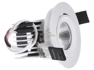 Ansicht links Brumberg 12401073 LED-Deckeneinbauleuchte ws 15W 3000K 