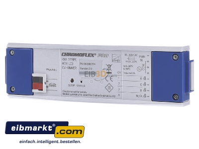 Frontansicht Barthelme 66000374 ChromoflexPro Sequenzaktor 4Kanal KNX LED 