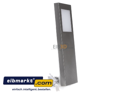 Ansicht links Hera 61001690208 LED Slim-Pad F 5W ww edelstahloptik 
