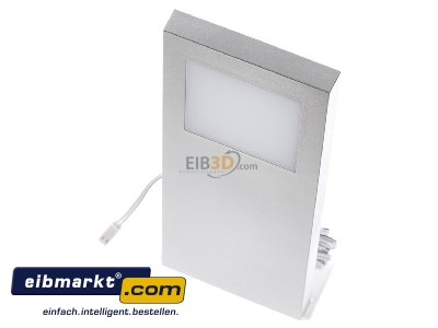 Ansicht oben vorne Hera 61001690208 LED Slim-Pad F 5W ww edelstahloptik 
