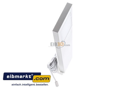 Ansicht oben links Hera 61001690208 LED Slim-Pad F 5W ww edelstahloptik 