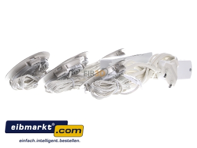 Ansicht rechts Hera 61056305002 5er-Set LED-Einbauleuchte 4W ww eds +LED24/30W 