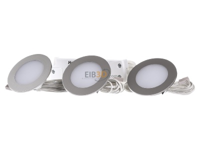 Frontansicht Hera 61056938002 3er-Set LED-Einbauleuchte 3W ww Tr.24/15W 