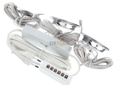 Ansicht oben hinten Hera 61056938003 3er-Set LED-Einbauleuchte 3W nw Tr.24/15W 