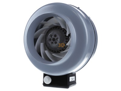 Frontansicht Maico ERR 16/1 Radial-Rohrventilator 60W,400cbm/h,IPX4 