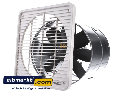 Front view Maico EZF 20/4 E deaeration industrial fan 200mm
