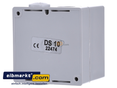 Back view Maico DS 10 Off-load switch 1-p 16A

