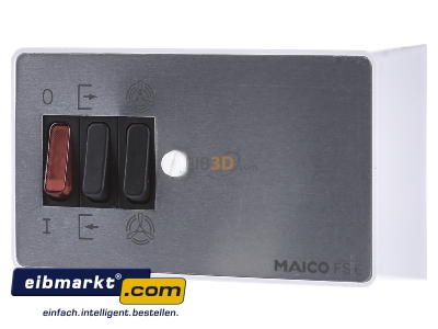 Frontansicht Maico FS 6 Stufenschalter 0,35A,ind.Be-/Entlft 