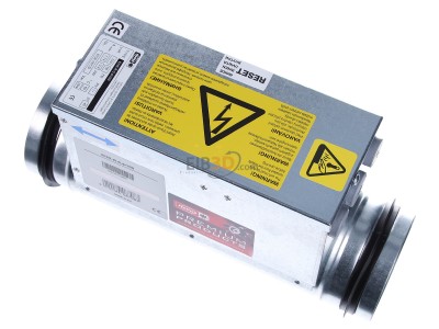 Ansicht oben rechts Helios EHR-R 0,4/100 Elektro-Heizregister 0,4 KW 230 V 