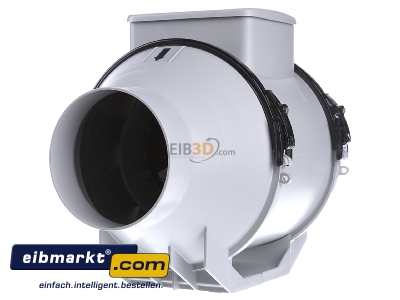 Back view Helios MV 100 B Tube mounted ventilator 240m³/h 23W
