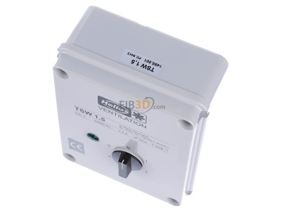 View up front Helios TSW 1,5 Speed controller surface mounted 1,5A 
