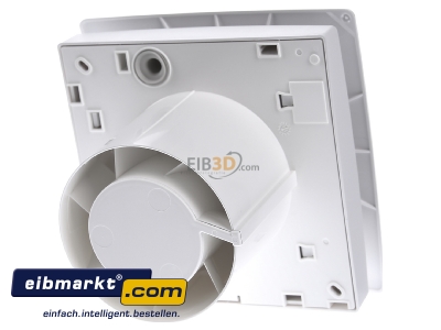 Back view Maico ECA 100 ipro VZC Small-room ventilator surface mounted 
