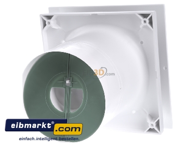 Back view Helios M1/120 F Small-room ventilator surface mounted 
