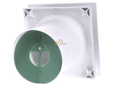 Ansicht hinten Helios M1/120 N/C Ventilator mit Nachlauf 