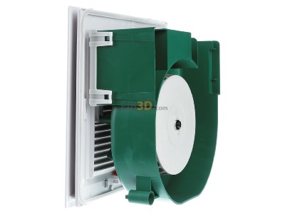 View on the right Helios ELS-V 60 Ventilator for in-house bathrooms 
