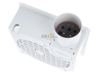 Top rear view Helios ELS-GU Ventilator housing for inlying bathrooms 
