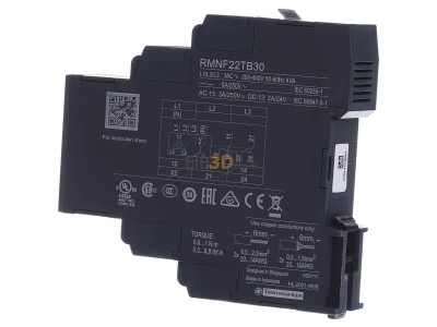 View on the right Schneider Electric RMNF22TB30 Phase monitoring relay 0V 
