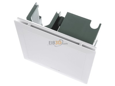 Ansicht oben vorne Helios ELS EC 100/60/35 Ventilatoreinsatz mit Fassade 