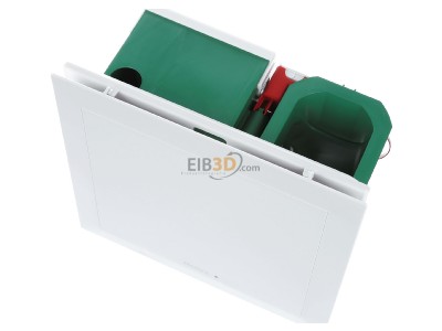 Ansicht oben vorne Helios ELS EC 60 F Ventilatoreinsatz mit Fassade 